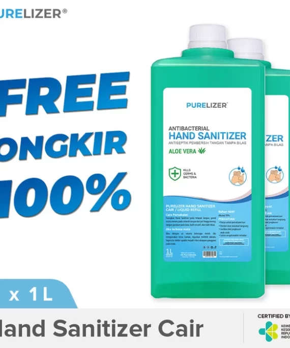Handsanitizer 2 Liter PURELIZER Refill Spray Hand sanitizer 1L x2 pcs