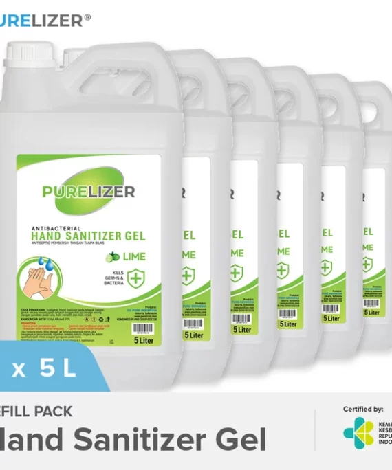 Hand Sanitizer Gel 30 Liter PURELIZER Refill Handsanitizer 5L x6 pcs