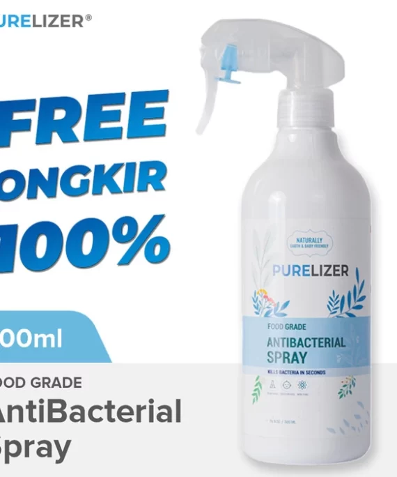 PURELIZER AntiBacterial Spray 500ml Food Grade Antiseptik Disinfektan