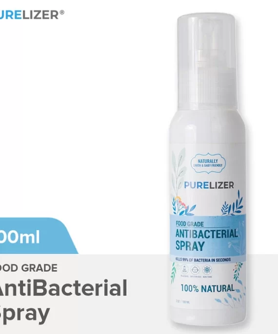 PURELIZER AntiBacterial Spray 100ml Food Grade Antiseptic Disinfektan