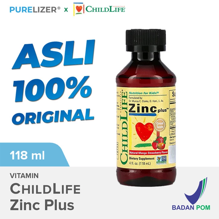 ChildLife Zinc Plus 118ml BPOM - Multi Vitamin Anak Bayi