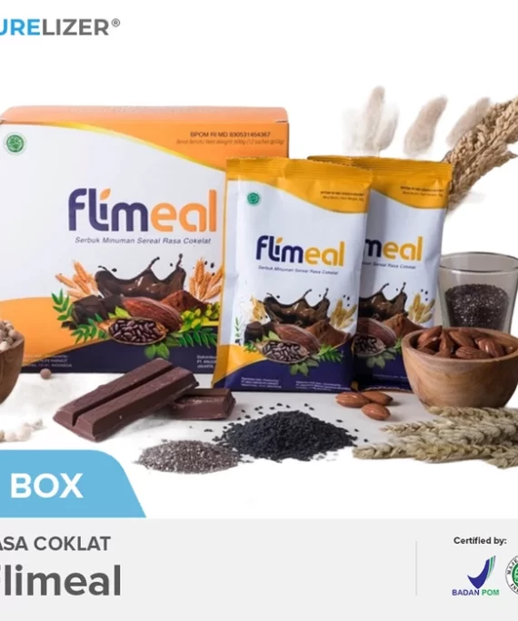 FLIMEAL Minuman Sereal Instant Flimmeal Makanan Diet Vegan Super Food - Coklat