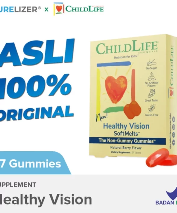 Childlife Healthy Vision Softmelt 27 Gummies BPOM - Vitamin Mata Anak