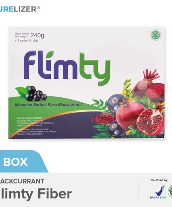 Flimty Fiber Herbal Obat Kurus, Diet, Pelancar BAB & Obat Pelangsing - bebe - Raspberry