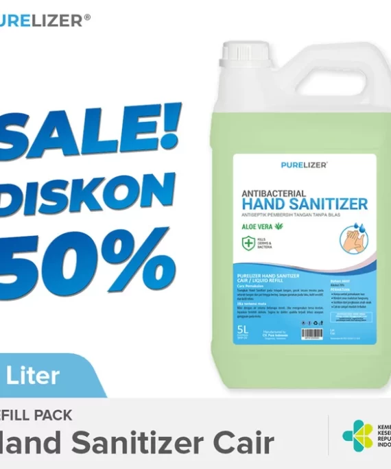 [Wholesale] Hand Sanitizer Cair 5 Liter PURELIZER Handsanitizer 5L
